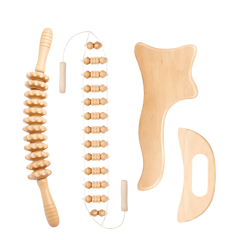 1 rouleau 1 sangle et 2 accessoires en bois 