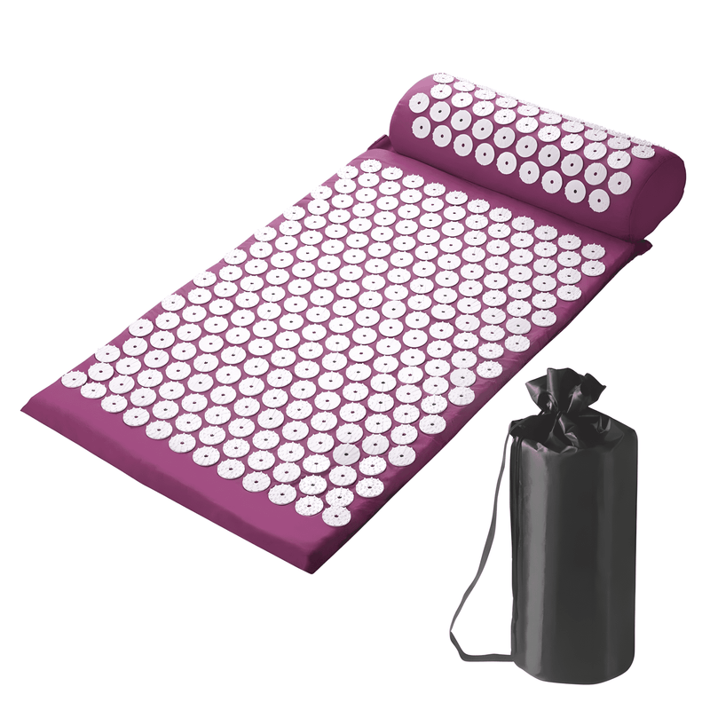 Tapis Fleur de Lotus avec coussin violet